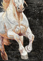 Running White Horse