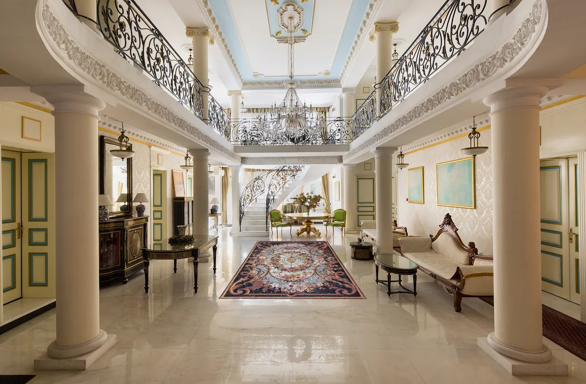 Colorful Floral Patterned Rug