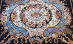 Dramatic Floral Patterned Rug