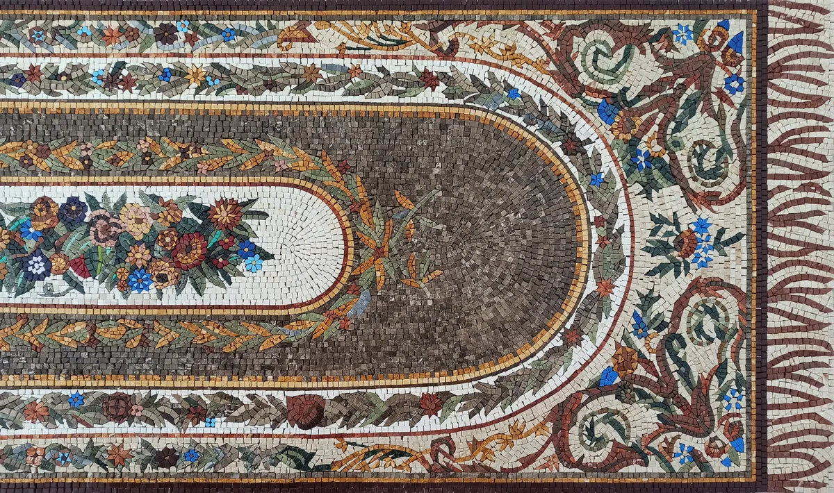 Colorful Floral Patterned Rug