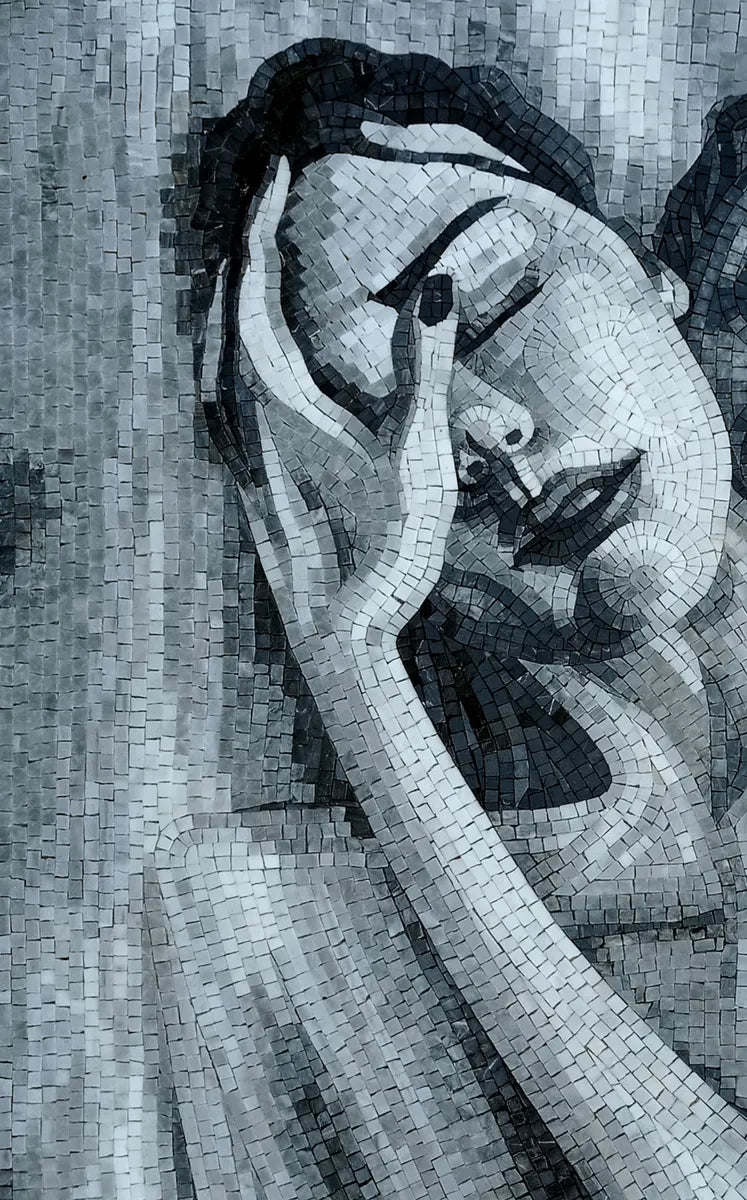 A Woman Comforts Herself