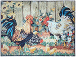 Chicken Garden Art Marble Painting