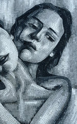 A Woman Comforts Herself