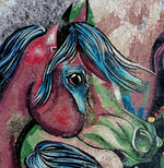 Mauve-Haired Woman
